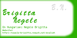 brigitta negele business card